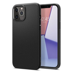 Spigen - Tok Liquid Air - iPhone 12 és 12 Pro, fekete