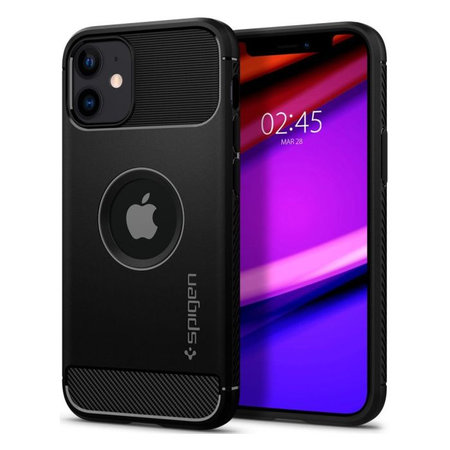 Spigen - Tok Rugged Armor - iPhone 12 mini, fekete