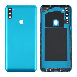 Samsung Galaxy M11 M115F - Akkumulátor Fedőlap (Metallic Blue) - GH81-19135A Genuine Service Pack