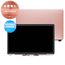 Apple MacBook Air 13" A1932 (2018) - LCD Kijelző + Előlapi Üveg + Fedőlap (Gold) Refurbished
