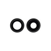 Apple iPhone 12, 12 Mini - Visszapillantó Üveg Kerettel (Black) - 2db