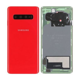 Samsung Galaxy S10 G973F - Akkumulátor Fedőlap (Red) - GH82-18378H Genuine Service Pack