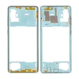 Samsung Galaxy A71 A715F - Középső Keret (Prism Crush Blue) - GH98-44756C Genuine Service Pack
