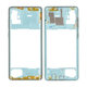 Samsung Galaxy A71 A715F - Középső Keret (Prism Crush Blue) - GH98-44756C Genuine Service Pack