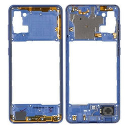Samsung Galaxy A31 A315F - Középső Keret (Prism Crush Blue) - GH98-45428D Genuine Service Pack