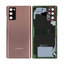 Samsung Galaxy Note 20 N980B - Akkumulátor Fedőlap (Mystic Bronze) - GH82-23298B Genuine Service Pack