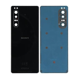 Sony Xperia 1 II - Akkumulátor Fedőlap (Black) - A5019834A, A5019834B Genuine Service Pack