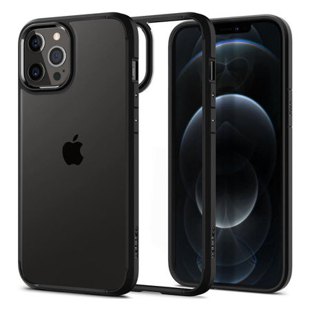 Spigen - Tok Ultra Hybrid - iPhone 12 Pro Max, fekete