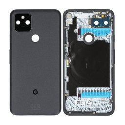 Google Pixel 5 - Akkumulátor Fedőlap (Just Black) - G949-00095-01 Genuine Service Pack