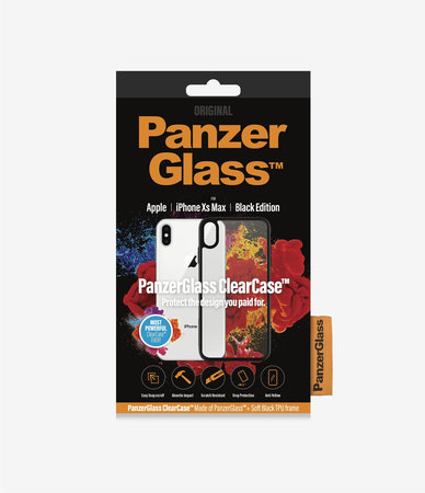 PanzerGlass - Tok ClearCase - iPhone XS Max, black