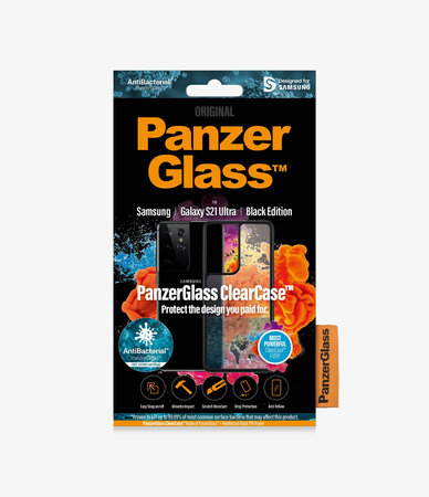 PanzerGlass - Tok ClearCase AB - Samsung Galaxy S21 Ultra, fekete