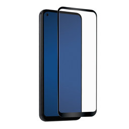 SBS - Edzett üveg Full Cover - Samsung Galaxy A12, A32 5G, M12, A13, A13 5G, A03 és A04s, fekete