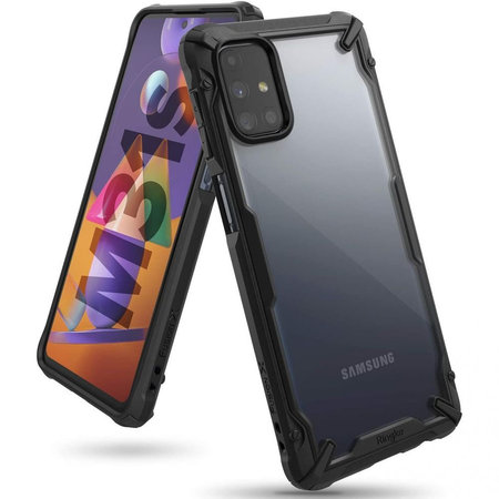 Ringke - Fusion X tok Samsung Galaxy M31 készülékekhez, fekete