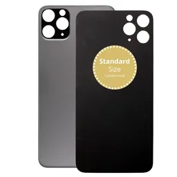 Apple iPhone 11 Pro Max - Hátsó Ház Üveg (Space Gray)