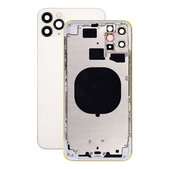 Apple iPhone 11 Pro Max - Hátsó Ház (Silver)
