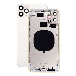 Apple iPhone 11 Pro Max - Hátsó Ház (Silver)