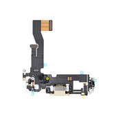 Apple iPhone 12, 12 Pro - Töltő Csatlakozó + Flex Kábel (Gold)