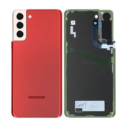 Samsung Galaxy S21 Plus G996B - Akkumulátor Fedőlap (Phantom Red) - GH82-24505G Genuine Service Pack