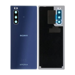 Sony Xperia 5 - Akkumulátor Fedőlap (Blue) - 1319-9509 Genuine Service Pack