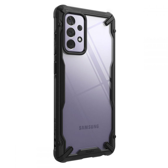 Ringke - Fusion X tok Samsung Galaxy A72 5G készülékhez, fekete