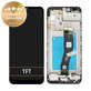 Samsung Galaxy A02s A026F - LCD Kijelző + Érintőüveg + Keret (Black) - GH81-20181A Genuine Service Pack