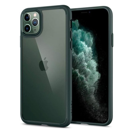 Spigen - Ultra Hybrid tok iPhone 11 Pro készülékhez, zöld