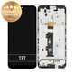 Motorola Moto G30 XT2129 - LCD Kijelző + Érintőüveg + Keret (Phantom Black) - 5D68C18187 Genuine Service Pack