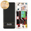 Oppo Find X3 Neo - LCD Kijelző + Érintőüveg + Keret (Galactic Silver) - 4906178 Genuine Service Pack