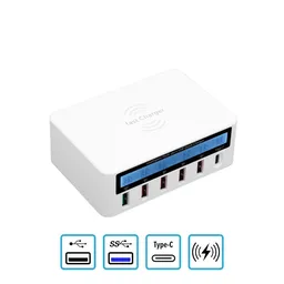 WLX-818F Szerviz töltőállomás USB 3.0-val és USB-C-vel