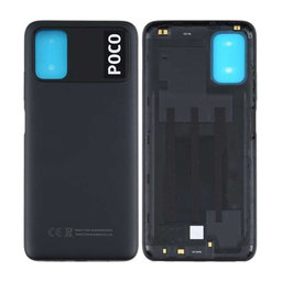 Xiaomi Poco M3 - Akkumulátor Fedőlap (Power Black)