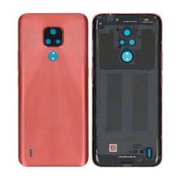 Motorola Moto E7 XT2095 - Akkumulátor Fedőlap (Satin Coral) - 5S58C17916, S948C93753 Genuine Service Pack