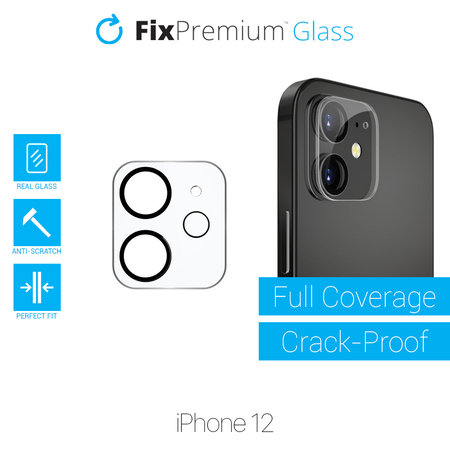 FixPremium Glass - Edzett üveg és hátsó kamera - iPhone 12