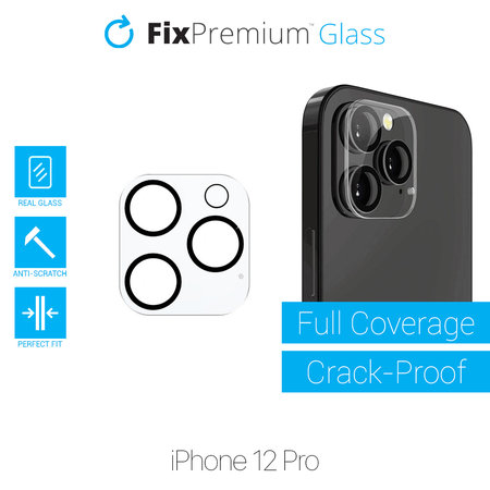 FixPremium Glass - Edzett üveg és hátsó kamera - iPhone 12 Pro