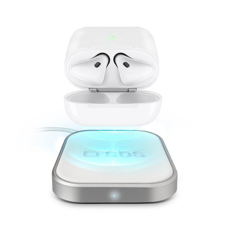 SBS - Vezeték Nélküli Töltő - Apple Airpods, fehér
