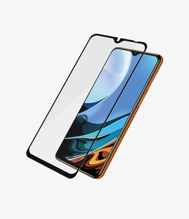 PanzerGlass - Edzett Üveg Case Friendly - Xiaomi Redmi 9T, Poco M3, fekete