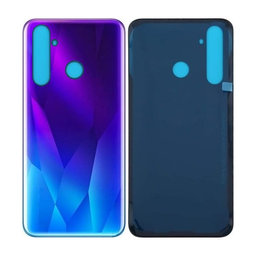 Realme 5 Pro - Akkumulátor Fedőlap (Crystal Blue)