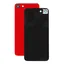 Apple iPhone SE (2nd Gen 2020) - Hátsó Ház Üveg + Hátlapi Kameralencse Üveg (Red)