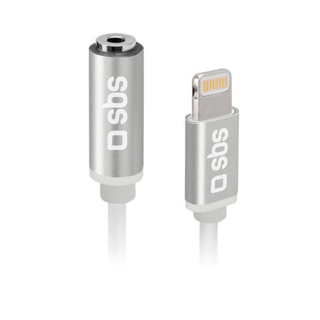 SBS - Adapter Lightning / 3.5mm Jack, ezüst