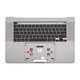 Apple MacBook Pro 16" A2141 (2019) - Felső Billentyűzet Keret + Billentyűzet US (Space Gray)