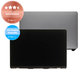 Apple MacBook Pro 13" A2338 (2020) - LCD Kijelző + Előlapi Üveg + Fedőlap (Space Gray) Refurbished