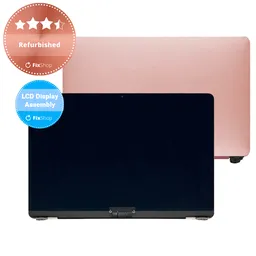 Apple MacBook Air 13" A1932 (2019), 13" A2179 (2020) - LCD Kijelző + Előlapi Üveg + Fedőlap (Gold) Refurbished