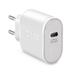 SBS - 20W Töltőadapter USB-C, fehér