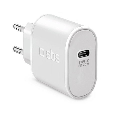 SBS - 20W Töltőadapter USB-C, fehér