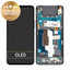 Asus Zenfone 8 Flip ZS672KS - LCD Kijelző + Érintőüveg + Keret (Galactic Black) - 90AI0041-R20010 Genuine Service Pack