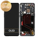 OnePlus 9 Pro - LCD Kijelző + Érintőüveg + Keret (Stellar Black) - 1001100044 Genuine Service Pack