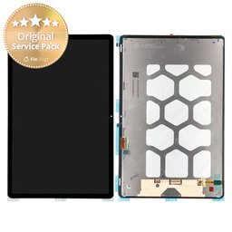 Samsung Galaxy Tab S7 FE 5G T736B - LDC Kijelző + Érintőüveg + Keret (Mystic Black) - GH82-25897A Genuine Service Pack