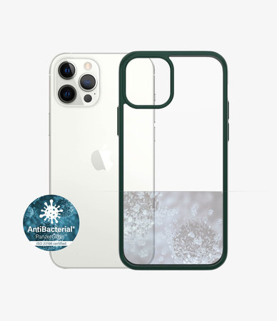 PanzerGlass - Tok ClearCase AB - iPhone 12 és 12 Pro, green