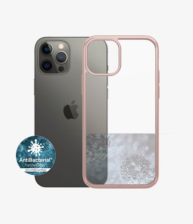 PanzerGlass - ClearCase AB tok iPhone 12/12 Pro készülékhez, rózsaszínű