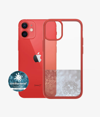 PanzerGlass - Tok ClearCase AB - iPhone 12 mini, red