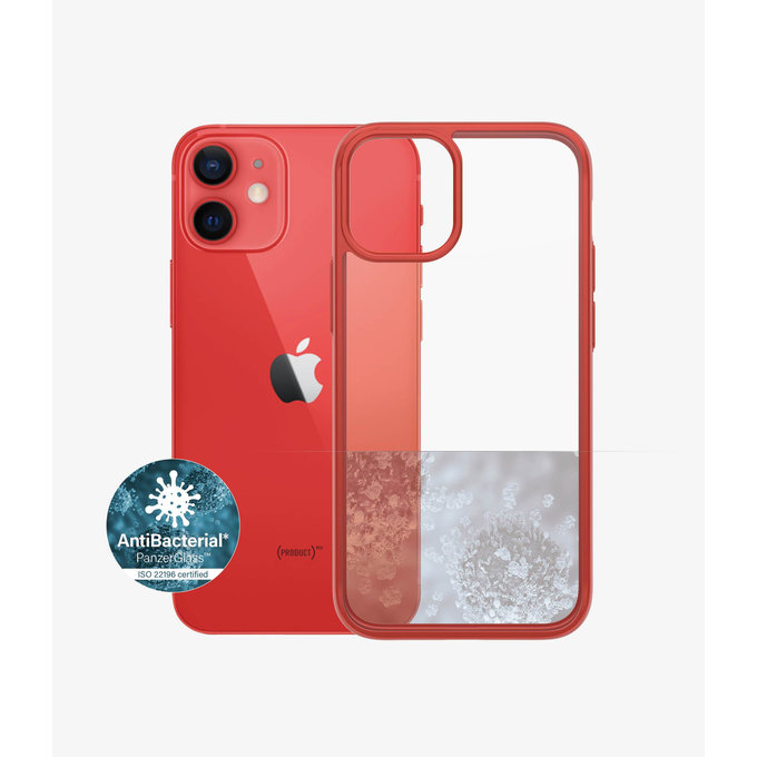 PanzerGlass - Tok ClearCase AB - iPhone 12 mini, red